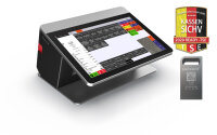 Einzelhandelskasse Paket C mit 2D - Handscanner