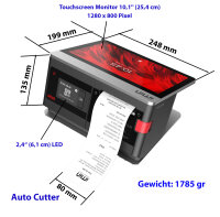 Einzelhandelskasse Paket C mit 2D - Handscanner